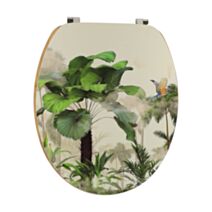 Abattant WC 18'' MDF imprimé Oasis - TENDANCE