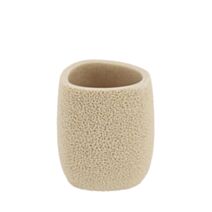 Gobelet polyrésine effet éponge de mer 220ml naturel - TENDANCE