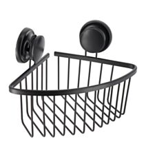 Étagère d'angle fil alu noir 19,7cm - TENDANCE