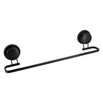 Porte-serviettes alu noir 7,5cm - TENDANCE