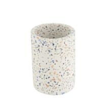 Gobelet ciment terrazzo 200ml blanc - TENDANCE