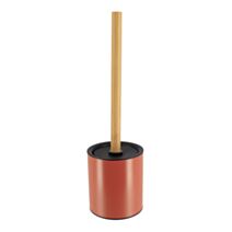 Brosse WC Métal Bambou Terracotta 10,2cm - TENDANCE