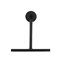 Raclette de douche sur ventouse 3cm Noir - TENDANCE