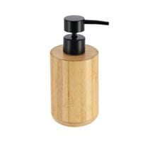 Distributeur rond bambou pompe noire 200ml - TENDANCE