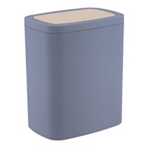 Poubelle ABS bambou gris 5L - TENDANCE
