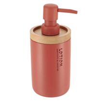 Distributeur à savon polyrésine 280 mL terracotta - TENDANCE