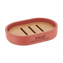 Porte-savon polyrésine terracotta - TENDANCE