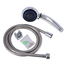 Kit douchette 8 fonctions acier inoxydable chromé 150cm - TENDANCE