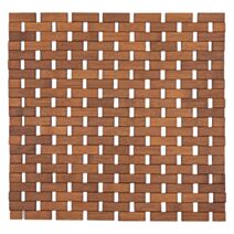 Caillebotis bambou antidérapant 45x45cm marron - TENDANCE