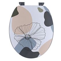 Abattant WC MDF 18 pouces Flowers - TENDANCE