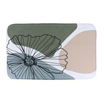 Tapis microfibre 45 x 75 cm Flowers - TENDANCE