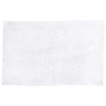 Tapis polyester 50x80cm blanc - TENDANCE