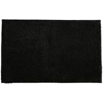 Tapis polyester 50 x 80 cm noir - TENDANCE