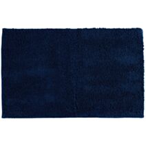 Tapis Polyester 50x80cm Bleu marine - TENDANCE