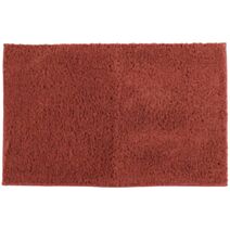 Tapis polyester 50x80cm terracotta - TENDANCE