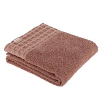 Serviette de toilette 50 x 90 cm 100% coton caramel - TENDANCE