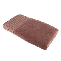 Serviette de bain 90 x 150 cm 100% coton caramel - TENDANCE