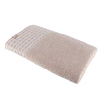 Serviette de bain 90 x 150 cm 100% coton beige - TENDANCE