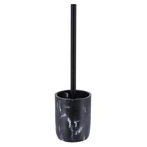 Brosse WC polyresine effet marbre noir - TENDANCE