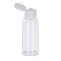 Flacon de voyage plastique transparent 50ml - TENDANCE