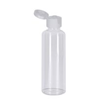 Flacon de voyage 100ml plastique transparent + capuchon - TENDANCE