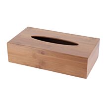 Boîte à mouchoirs Bambou 14cm Naturel - TENDANCE