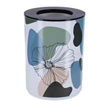 Poubelle PP avec couvercle 5L Flowers - TENDANCE