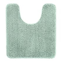 Tapis contour WC 45x50 cm vert eucalyptus - TENDANCE