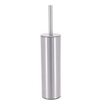 Brosse WC Acier inoxydable Chrome 8x37cm - TENDANCE