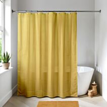 Rideau de douche 180x200cm Moutarde - TENDANCE