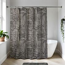 Rideau de douche PEVA 180 x 180 cm Ethnic vibes - TENDANCE
