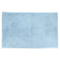 Tapis polyester 50x80cm bleu clair - TENDANCE