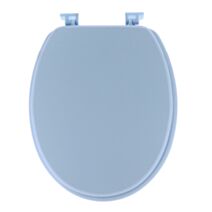Abattant WC MDF 18'' bleu clair - TENDANCE