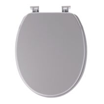 Abattant WC MDF 18'' gris clair - TENDANCE