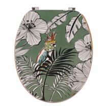 Abattant WC mdf 18" imprimée jungle fever kaki - TENDANCE