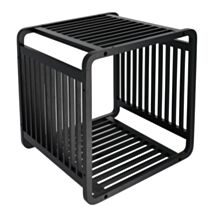 Cube empilable bambou/noir - TENDANCE