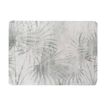 Tapis rectangulaire Oasis Souple 45x60cm Gris - TENDANCE