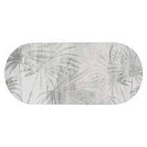 Tapis ovale Oasis 45x100cm Gris - TENDANCE