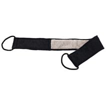 Lanière de massage Corps Polyester/Ramie Noir/Taupe 40cm - TENDANCE