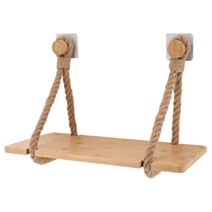 Étagère bambou corde naturelle 20cm Naturel - TENDANCE