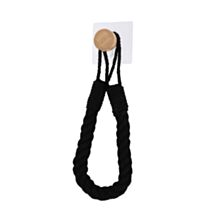 Dérouleur papier WC corde bambou Noir 4cm - TENDANCE