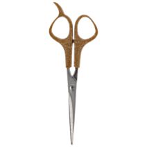 Ciseaux de coiffure acier inoxydable fibre de blé naturel 0,8cm - TENDANCE