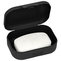 Porte-savon de voyage Plastique Noir 8cm - TENDANCE