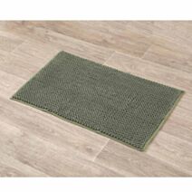 Tapis microfibre boules 50 x 80cm kaki - TENDANCE