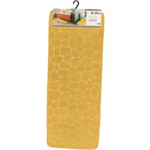 Tapis mémoire de forme galet 45 x 120 cm moutarde - TENDANCE