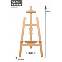 Chevalet Expopro 90 cm sur table bois naturel - AMT