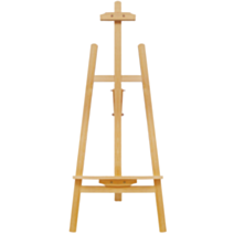 Chevalet Expopro 120 cm sur table bois naturel - AMT