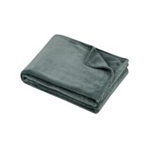 Plaid polyester Standford 130 x 160 cm vert jade - LOVELY CASA