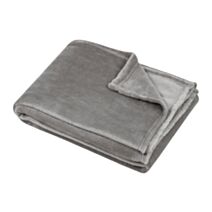 Plaid polyester Standford 180 x 220 cm naturel - LOVELY CASA
