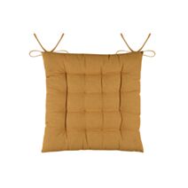Assise matelassée Duo 38 x 38 cm curry - STOF